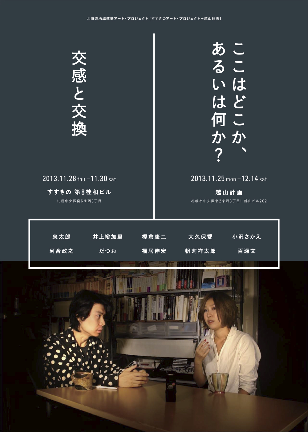 すすきのアート・プロジェクト 交換と交感